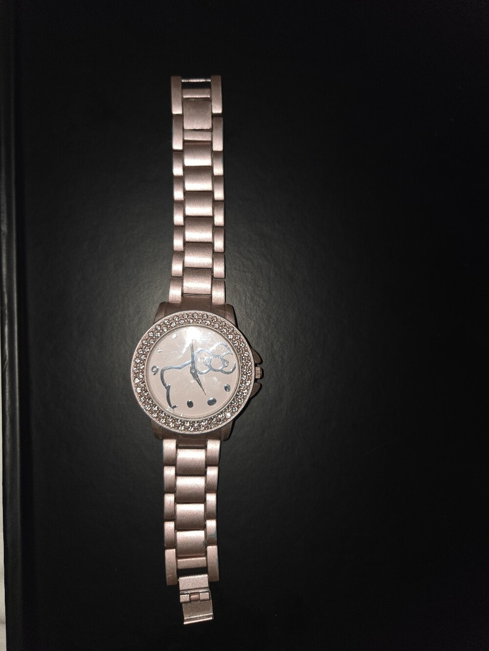 Rose Gold Women's Fashion Bracelet Watch with Crystal Bezel